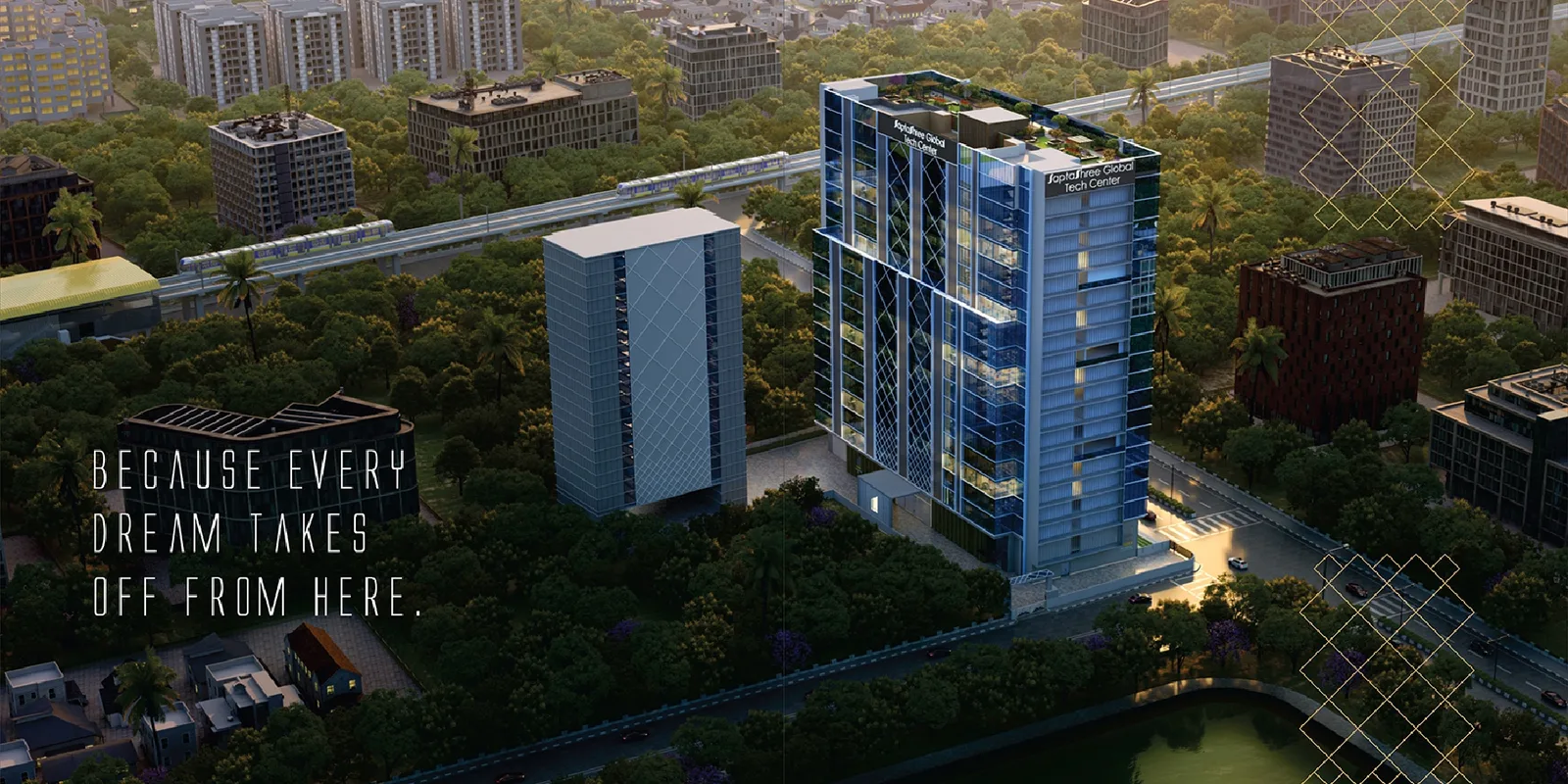 Saptashree Global Tech Center Wagle Estate - View 3